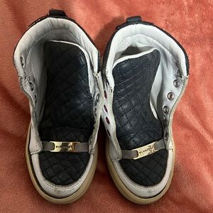 Kids Burberry high top shoes
